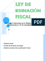 LEY DE COORDINACIÓN FISCAL