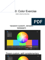 SI 520: Color Exercise: Amber G, Nan Xin, Alissa Hans