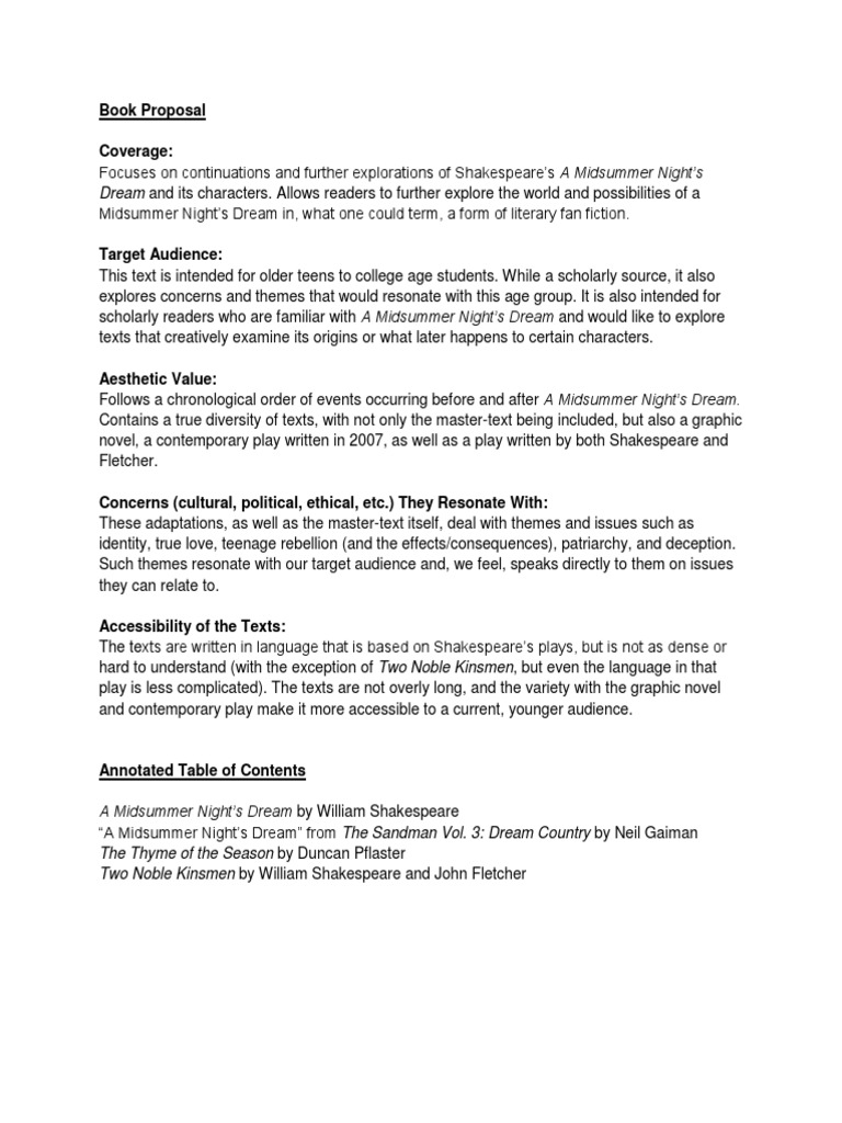 Book Proposal/Annotated TOC | PDF