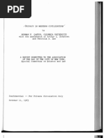 Cantor - Privacy in the Western Civilization