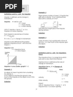 LESSON 2.6. Impulse, Impulsive Force and Safety