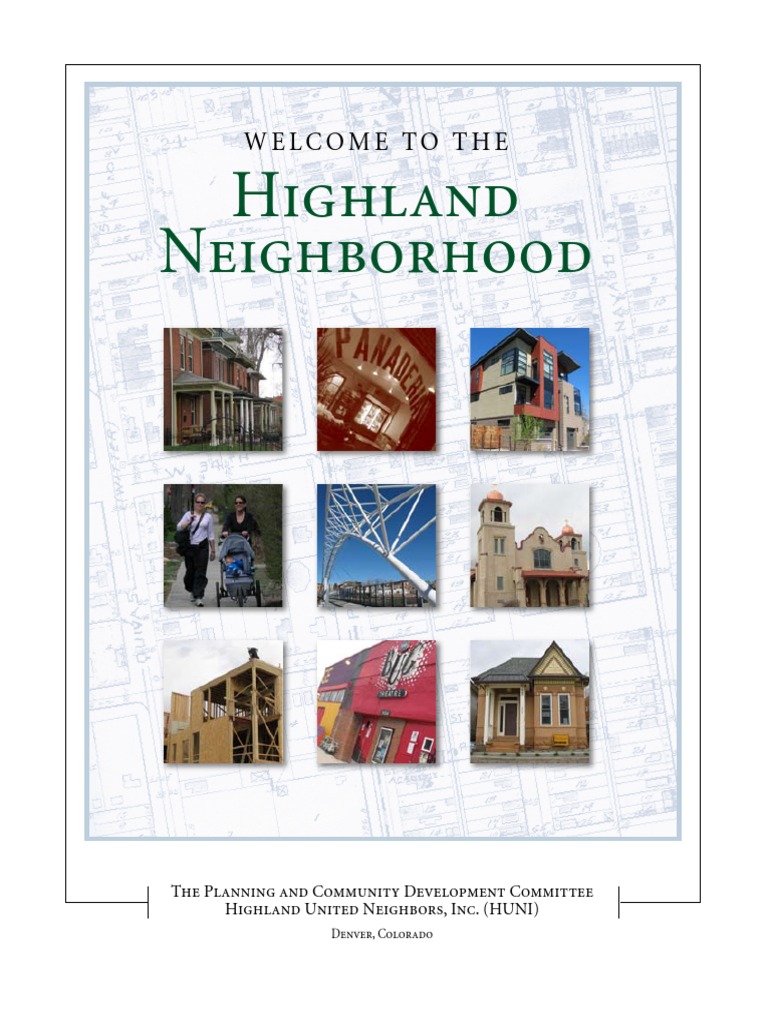 Highland Neighborhood To The PDF Zoning Street