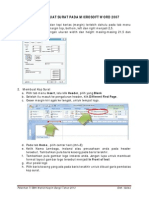 Cara Membuat Surat Pada Microsoft Word 2007