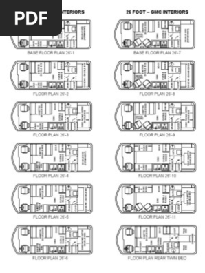 26 Gmc Motorhome Floor Plans Car Automotive Industry