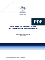 Guía para Presentación de Trabajos de Investigación_ Oct11