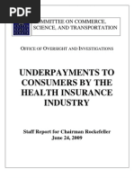Download Underpayments to Consumers by the Health Insurance Industry by Afflicter SN16807737 doc pdf