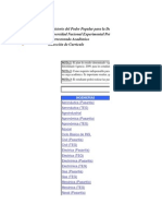 Plan de Estudio Cohorte i 2007 y II 2008