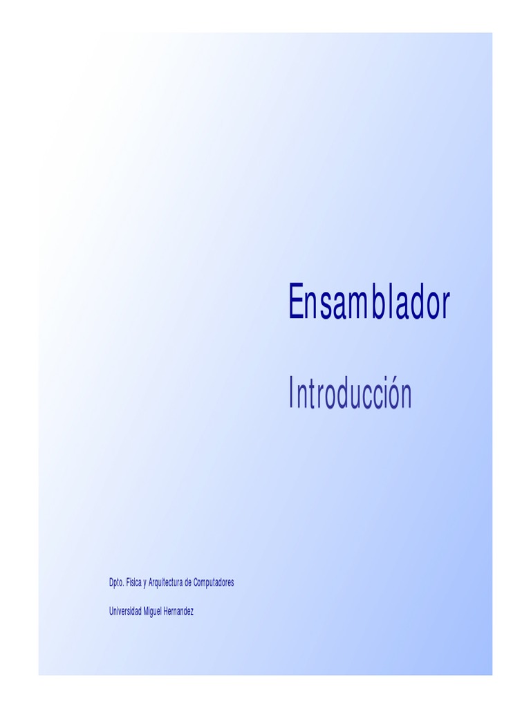 ensamblador