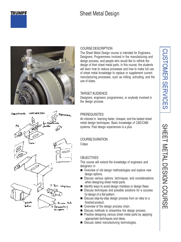 SheetMetal Design | PDF | Sheet Metal | Design