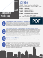 Fall 2013 Neighborhood Leadership Workshop Promotional Flyer