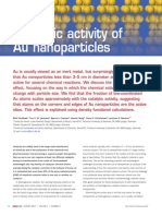 Catalytic Activity of Au Nanoparticles