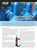 Compressed Gas Safety | PDF | Chemical Engineering | Gases