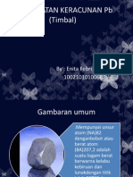 Pengobatan Keracunan Timbal (PB)