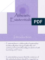 Atheistic Existentialism: Individualism and the Will to Power