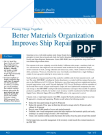 Better Materials Organization Improves Service