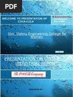 Shri Vishnu Engineering College For Women: Welcome To Presentation of Coca-Cola