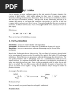 Reactions of Alkyl Halides