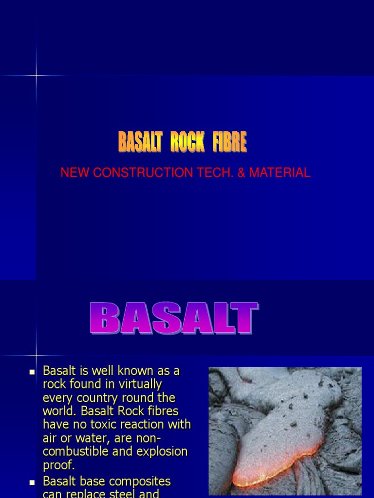 Basalt Fiber.ppt | Fibers | Road Surface