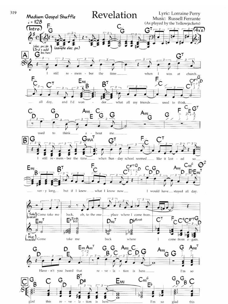 Revelation (G) Yellow Jackets