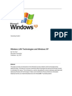 Wireless LAN Technologies and Windows XP: Operating System