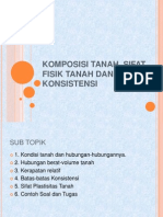 Komposisi Tanah, Sifat Fisik Tanah Dan Batas