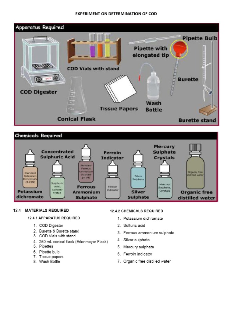 Experiment On Determination of Cod | PDF