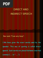 Download Direct and Indirect Speech by RAJAGURUV SN16812745 doc pdf
