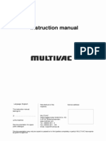 Multivac Machine Manual m860 2250 Instruction Manual 7-22-13 Clp