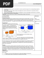 Lesson Plan Similar Volumes