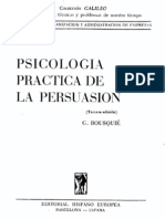 Bousqué, G. - Psicología Práctica de la Persuasión