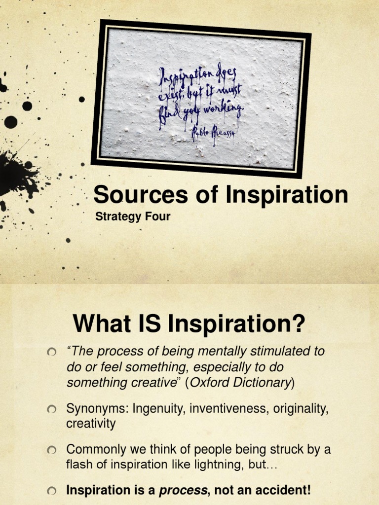 Finding Creative Inspiration Strategies | PDF | Philosophy