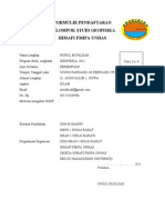 Form Pendaftaran Kelompok Studi Geofisika 1