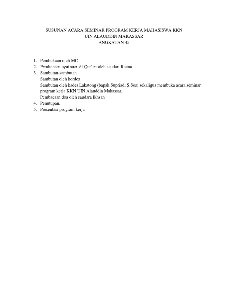 Susunan Acara Docx