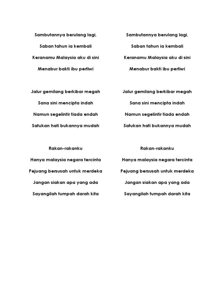Sajak Hari Merdeka Pdf