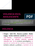 Violencia en El Adolescente