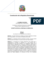 Constitucion Dominicana PDF