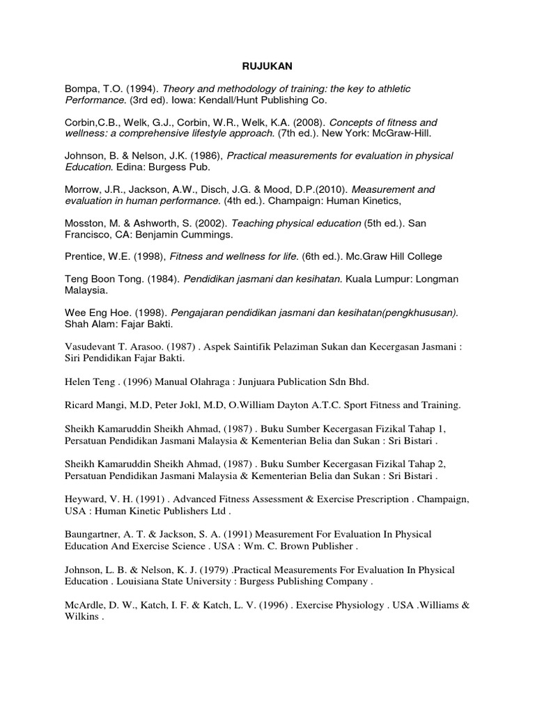 RUJUKAN | PDF | Self Care | Determinants Of Health