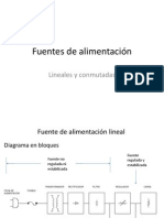 Fuentes de Alimentacion Lineales y Conmutadas