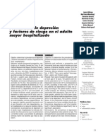 Factores de Riesgo y Depresion en El Edulto Mayor