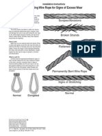 Inspecting Wire Rope For Signs of Excess Wear: Scrapes/Abrasions