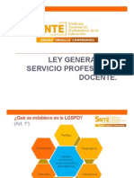 Presentación Ley Serv Prof Docente - Snte