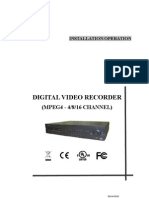 Mpeg4 DVR Manual