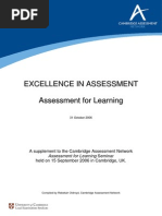 Excellence in Assessment Cambridge