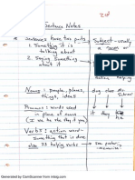 Sentence Notes