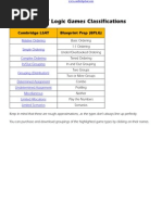 Download LSAT Logic Games Classifications Cambridge Blueprint Prep by Cambridge LSAT SN168221168 doc pdf