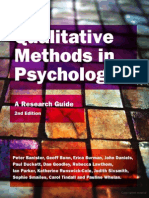 Qualitative Methods in Psychology - A Research Guide