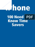 Iphone 100 Need To Know Time Savers