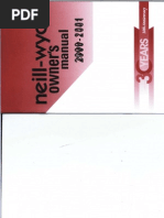 Neill-Wycik Owner's Manual From 2000 - 2001 PDF