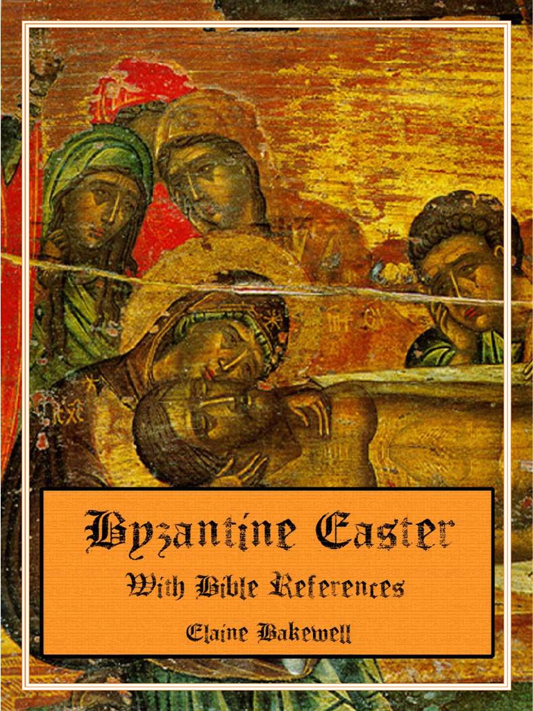 Byzantine Easter Crucifixion Of Jesus Barabbas