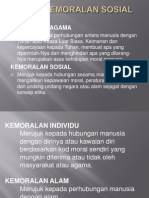 Agama & Moral Kemasyarakatan